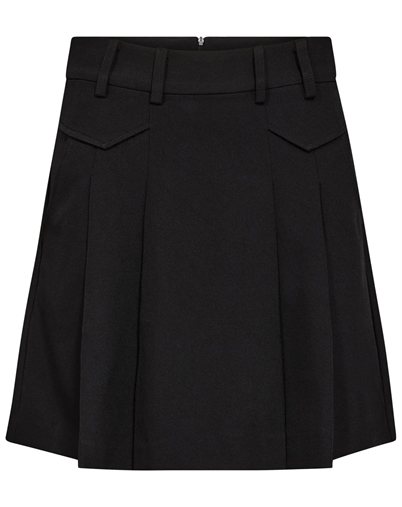 Co'Couture - LunaCC Pocket Pleat Mini Rock - Black